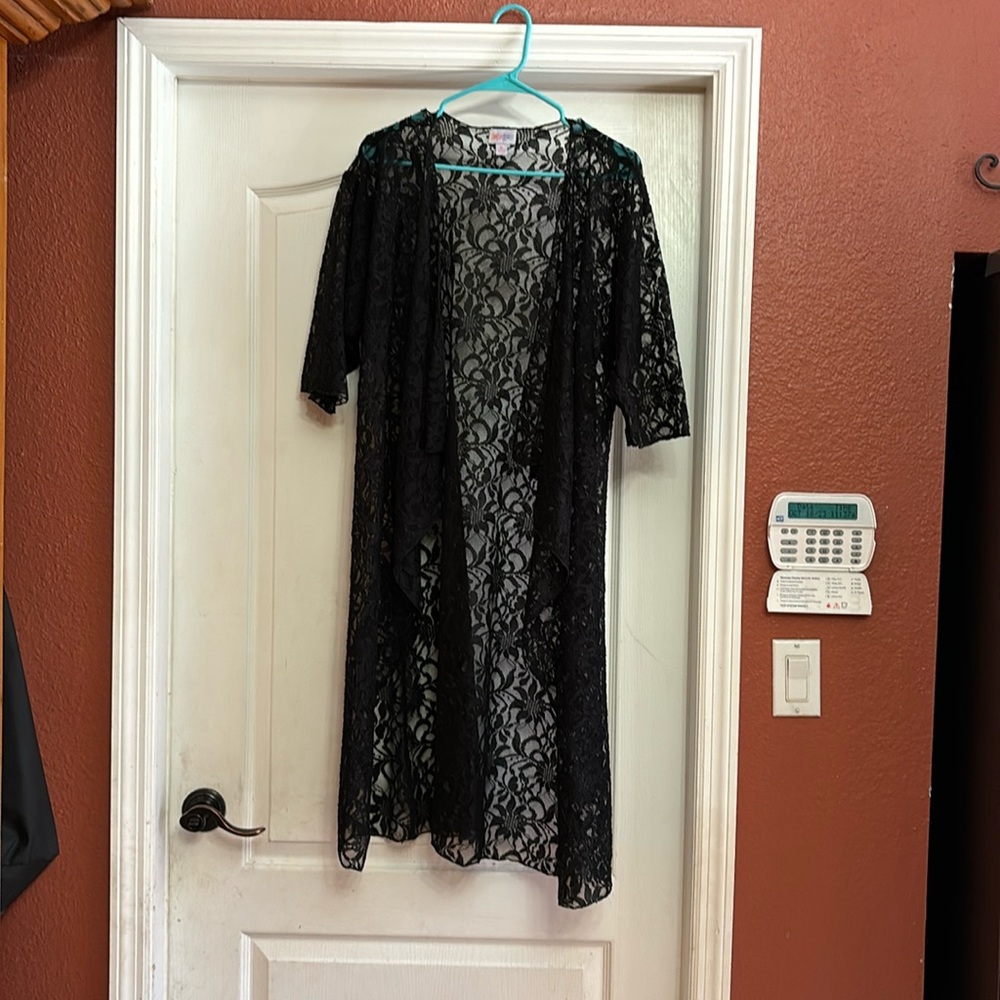 Small Lularoe lace kimono